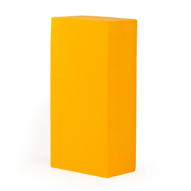 Bodhi Yoga Bodhi Asana brick hab jóga tégla 22 x 11 x 7 cm Szín: Fekete