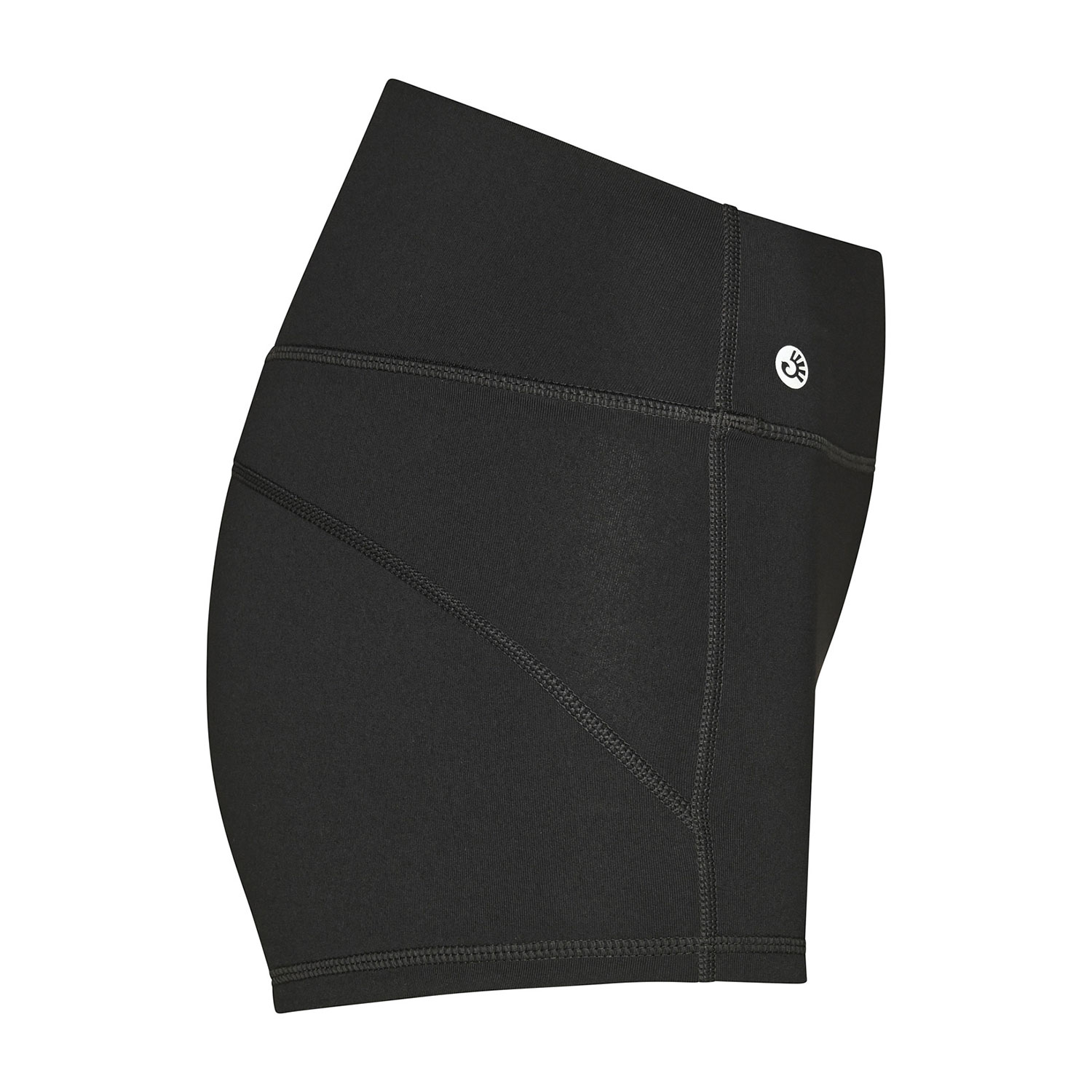 Bodhi Niyama Essentials Shortie Leggings extra rövid jóga és fitnesz nadrág fekete Méret: M/L