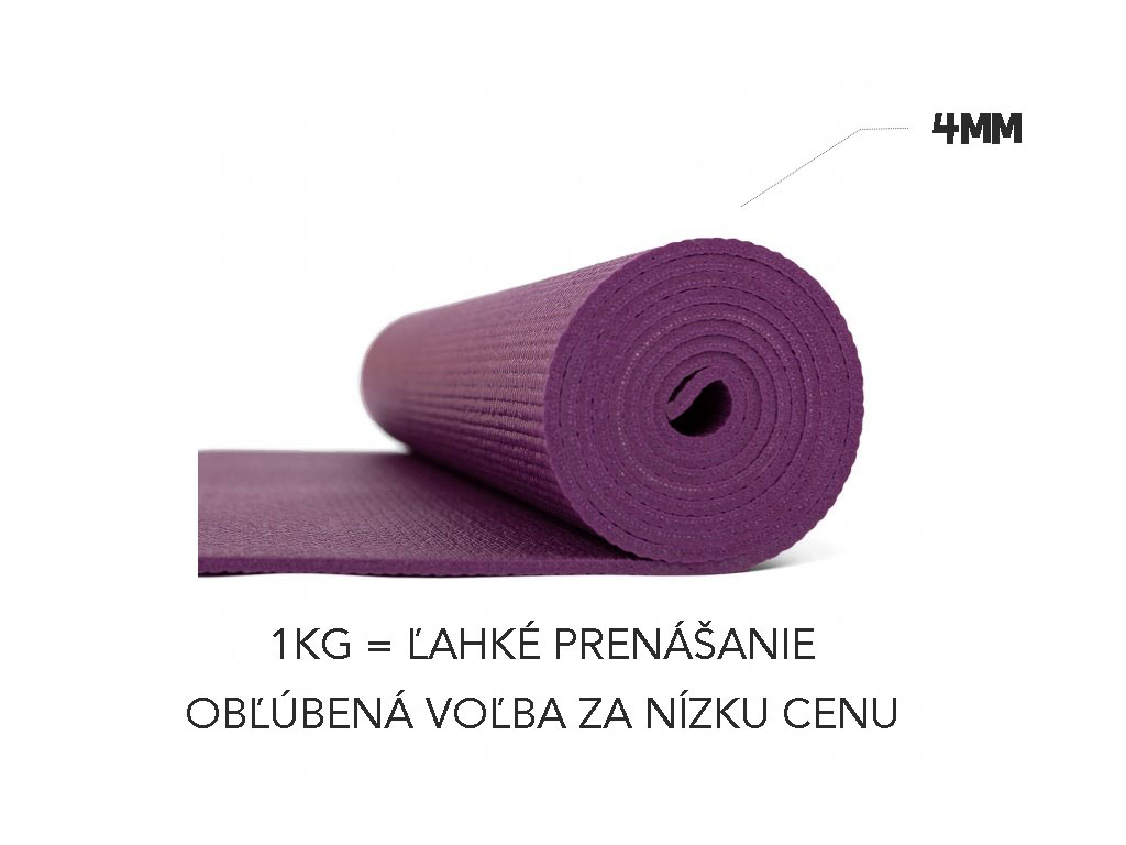 Bodhi Yoga Bodhi Leela Mandala jógaszőnyeg 4mm Szín: Padlizsán