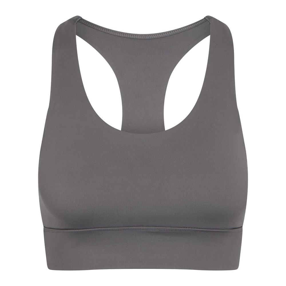 Bodhi Niyama Essentials Ella Racerback sportmelltartó szürke Méret: L