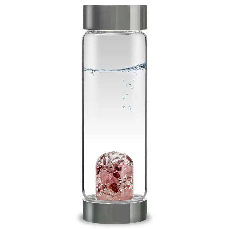 Phoenix Import Vita Juwel Via Gem Watter Bottle üvegpalack féldrágakővel 500 ml Típus: Wellness Ametiszt