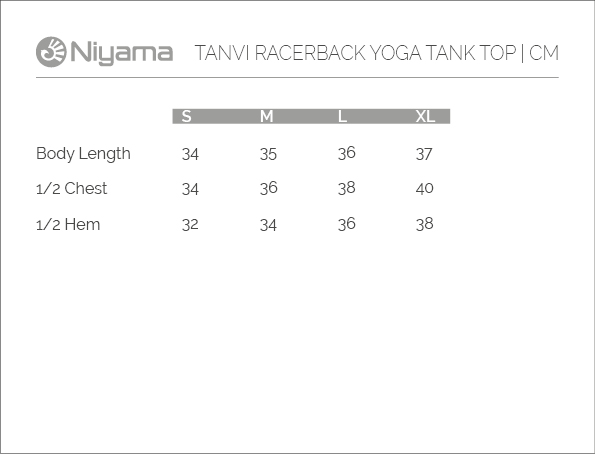 Bodhi Niyama Essentials Tanvi Racerback Yoga Tank Top női póló fekete Méret: XL