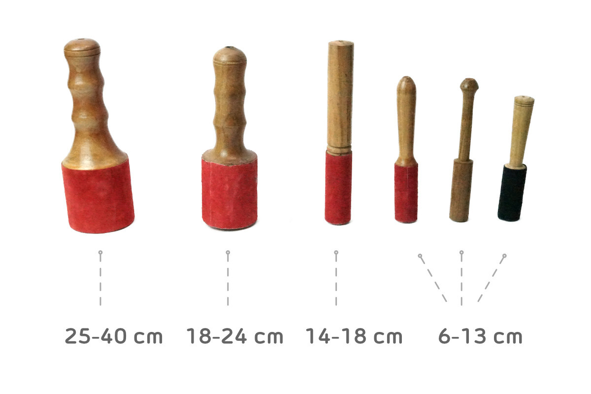 Flexity kis fakalapács 6-13 cm széles hangtálhoz 6-13 cm