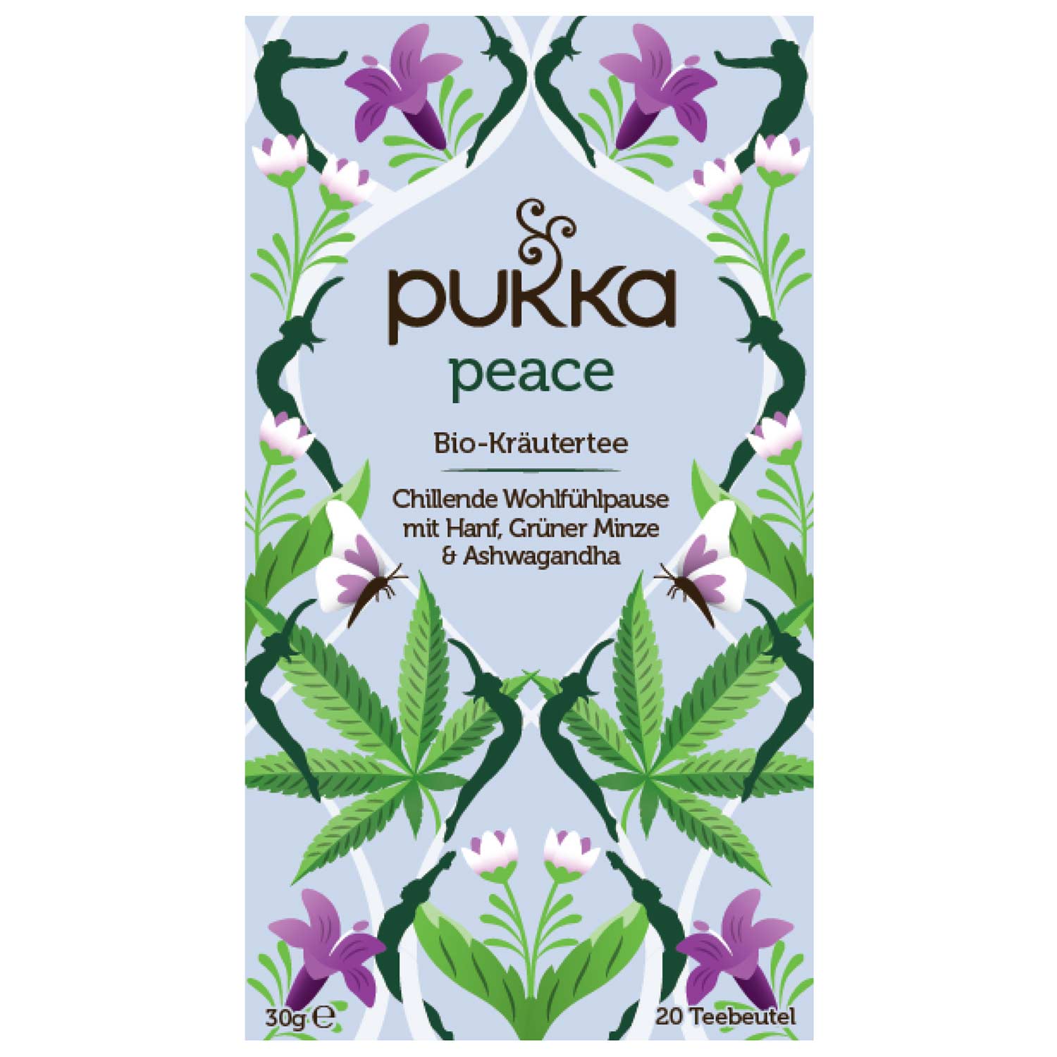 PUKKA Herbs ajurvédás növényi bio tea Peace Organic Aswaghandával 20 tasak