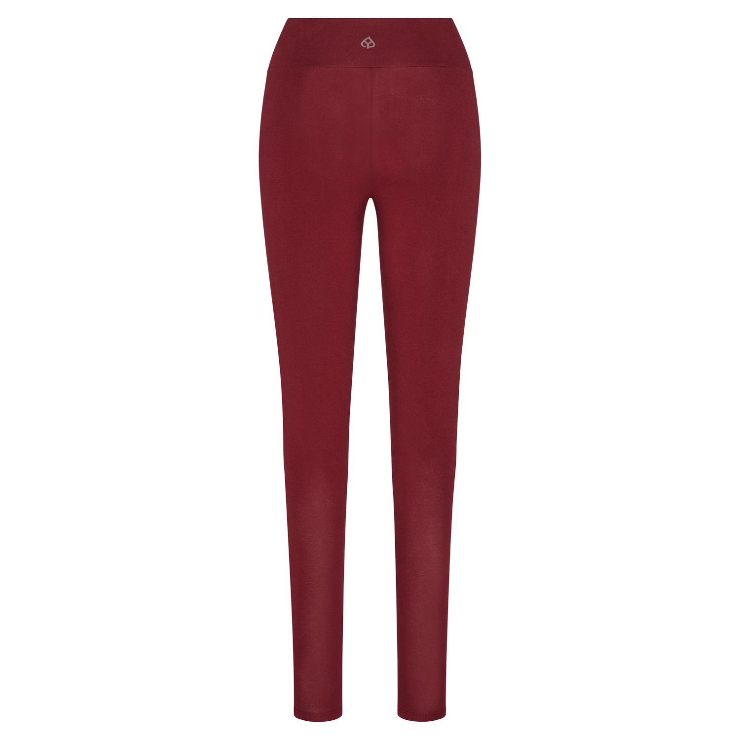 Bodhi Yamadhi Bodhi Yoga Yamadhi Basic Leggings keresztezett derékrésszel BIO pamut leggings bordó-piros Méret: XS