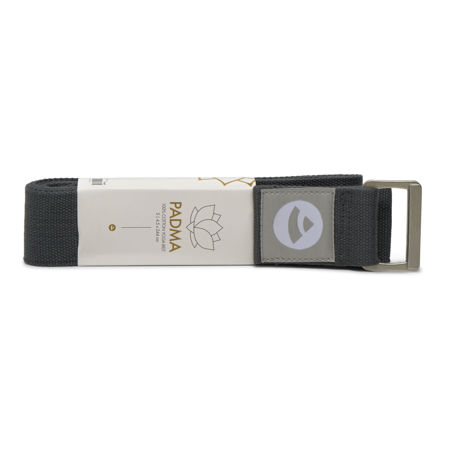 Bodhi Yoga Bodhi Padma XL széles és hosszú heveder csattal 305 cm antracit színben