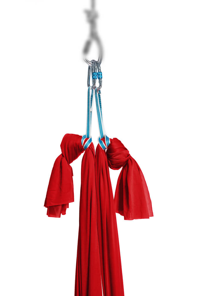 Aerialsilks Aerial Yoga AIR háló és karabiner készlet Fly és Aerial jógához - 4 m Szín: fehér