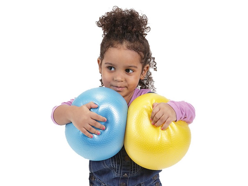 Ledraplastic Overball Softgym rehabilitációs edzőlabda 23 cm Szín: Sárga
