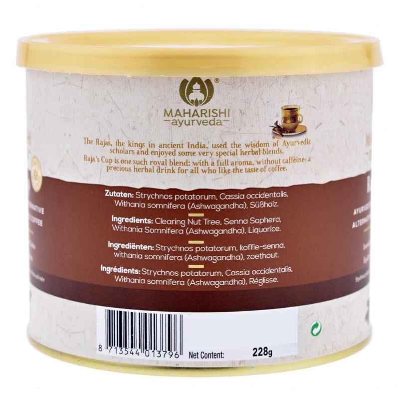 Maharishi Ayurveda Raja's Cup ájurvédikus kávé 228 g