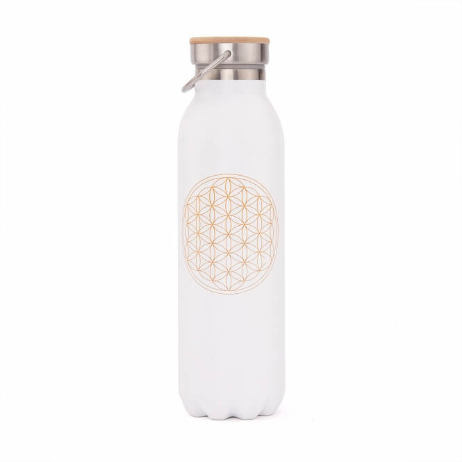 Bodhi Yoga Bodhi vákuum palack termosz 600 ml Szín: fehér