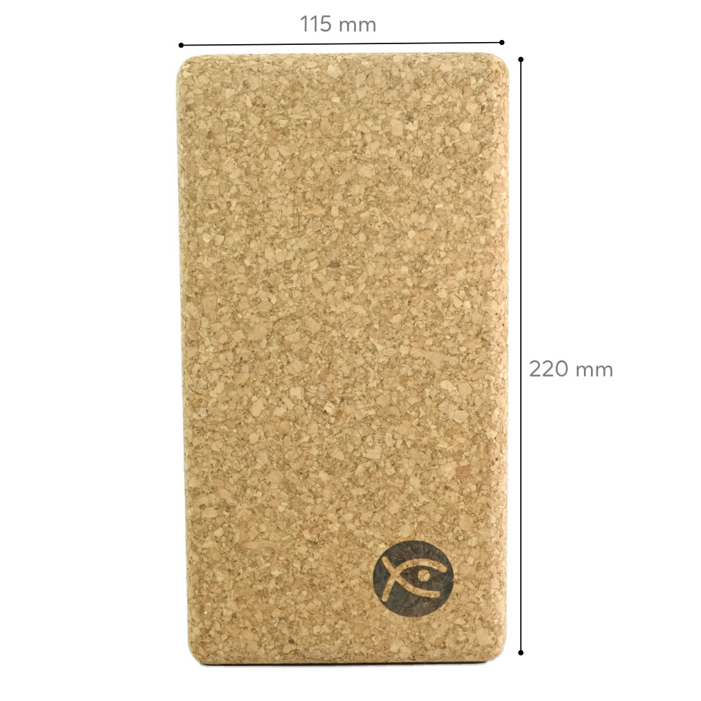 Flexity ergonomikus parafa jóga blokk 22 x 11,5 x 7,5 cm