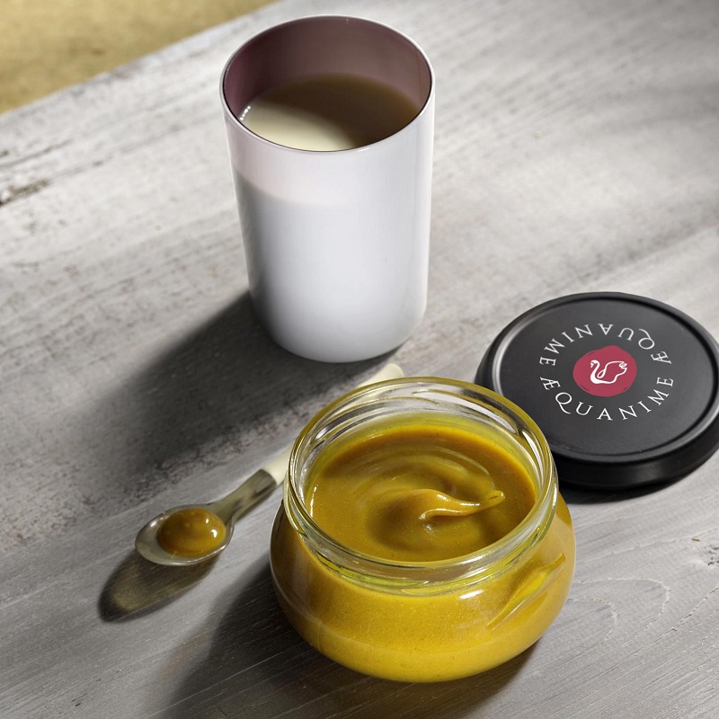 Aequanime Golden Milk készítmény mézből, ghíből és kurkumából 220 ml