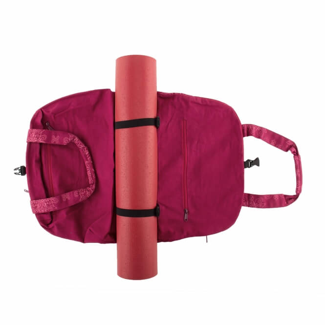 Bodhi Yoga Bodhi Maharaja Lotus jóga táska 100% pamut padlizsán színű