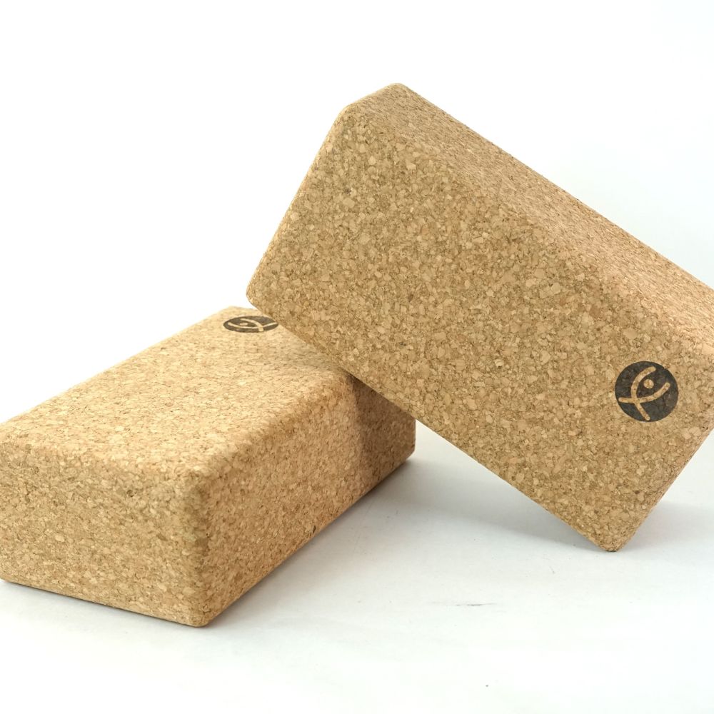Flexity ergonomikus parafa jógablokk készlet 2 darabból - 22 x 11,5 x 7,5 cm