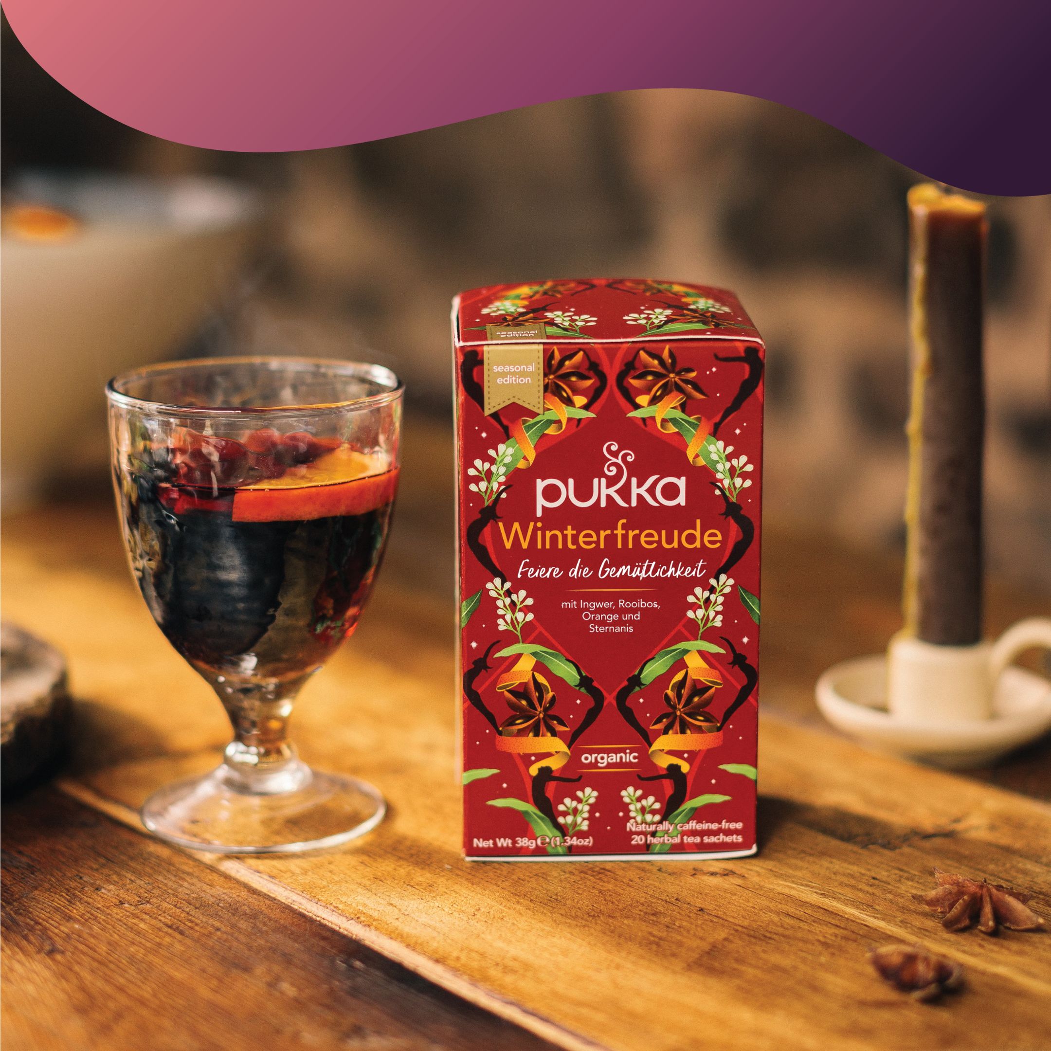 PUKKA Herbs Ayurvedic Bio Winter Warmer tea 20 tasak