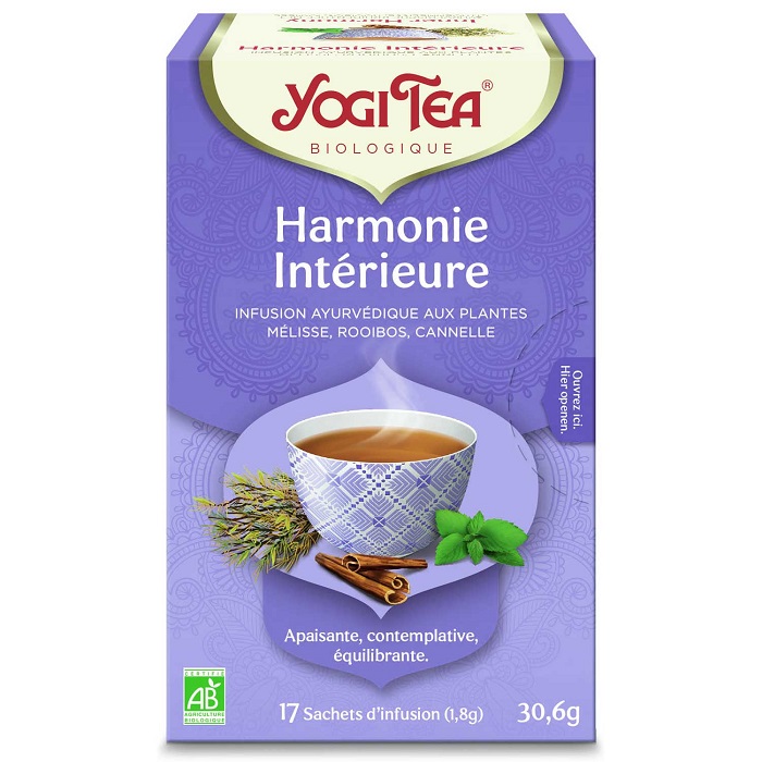 Yogi Tea Inner Harmony mézharmat, levendula virágok, fahéj 17 x 1,8 g