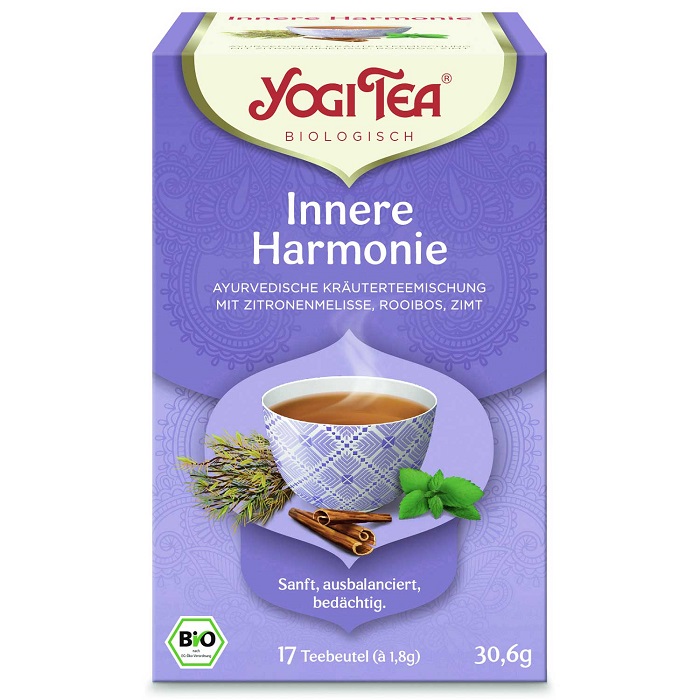 Yogi Tea Inner Harmony mézharmat, levendula virágok, fahéj 17 x 1,8 g