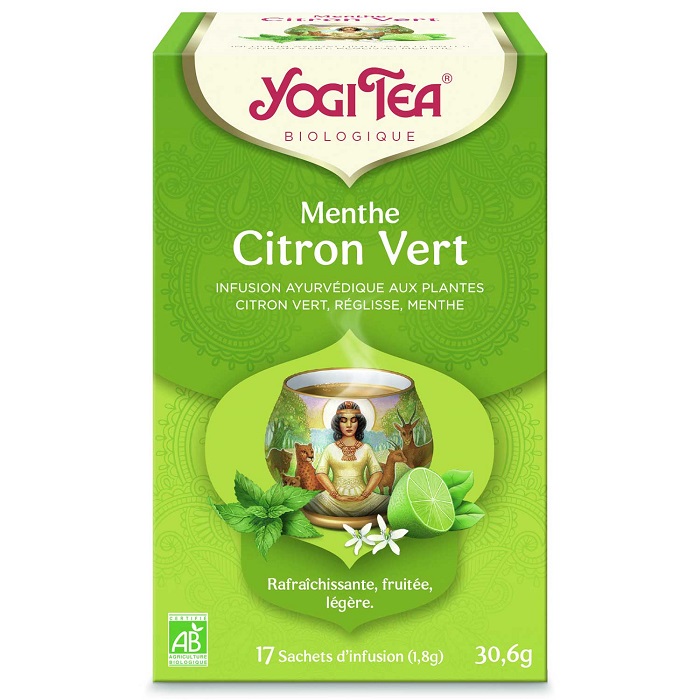Yogi Tea Lime Menta bio lime, menta tea 17 x 1,8 g