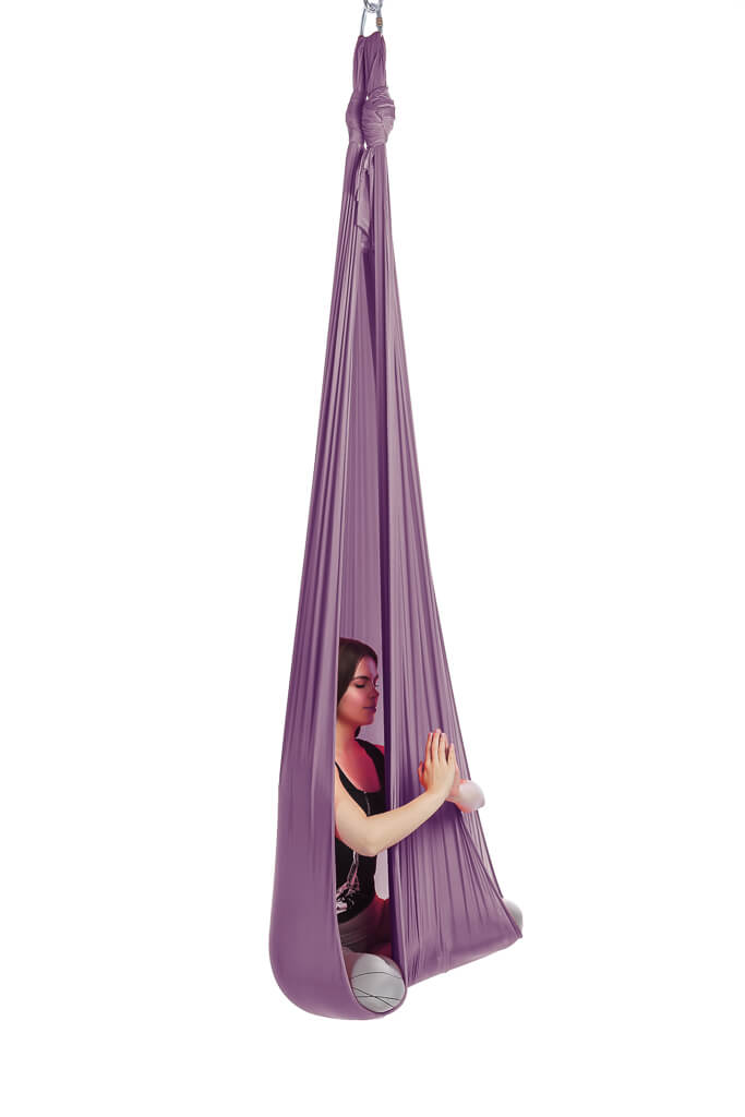Aerialsilks Aerial Yoga AIR háló és karabiner készlet Fly és Aerial jógához - 5 m Szín: Fekete