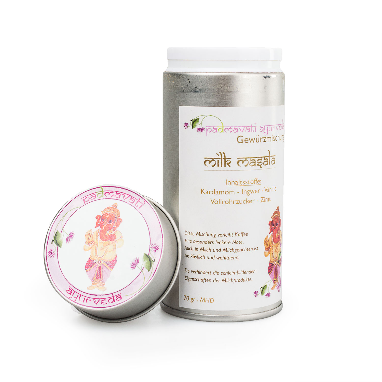 Padmati Ayurveda Padmavati Ayurveda por Milk Masala ital készítéséhez 70 g