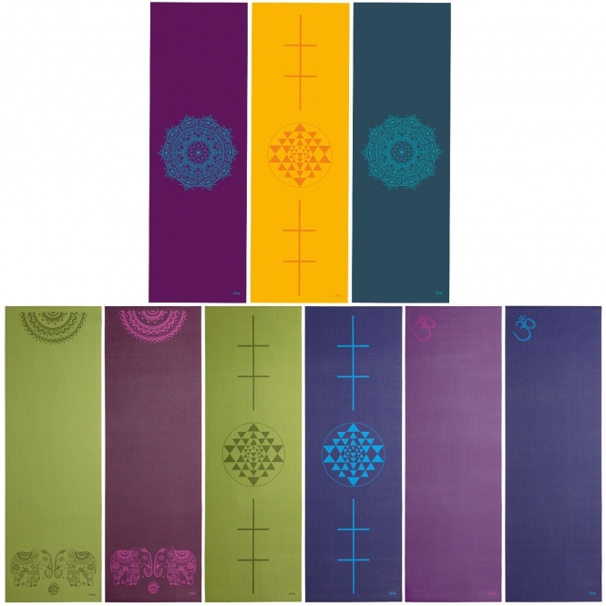 Bodhi Yoga Bodhi Leela Yantra jóga szőnyeg 4mm Szín: Sötétzöld