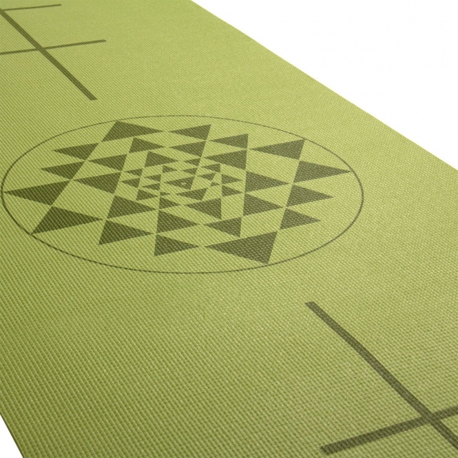 Bodhi Yoga Bodhi Leela Yantra jóga szőnyeg 4mm Szín: Sötétzöld