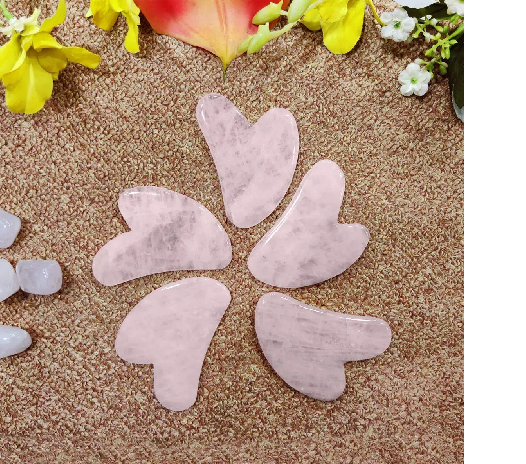 Phoenix Import Phoenix Gua Sha masszázskő 8 cm - féldrágakövek Anyag: Kvarc