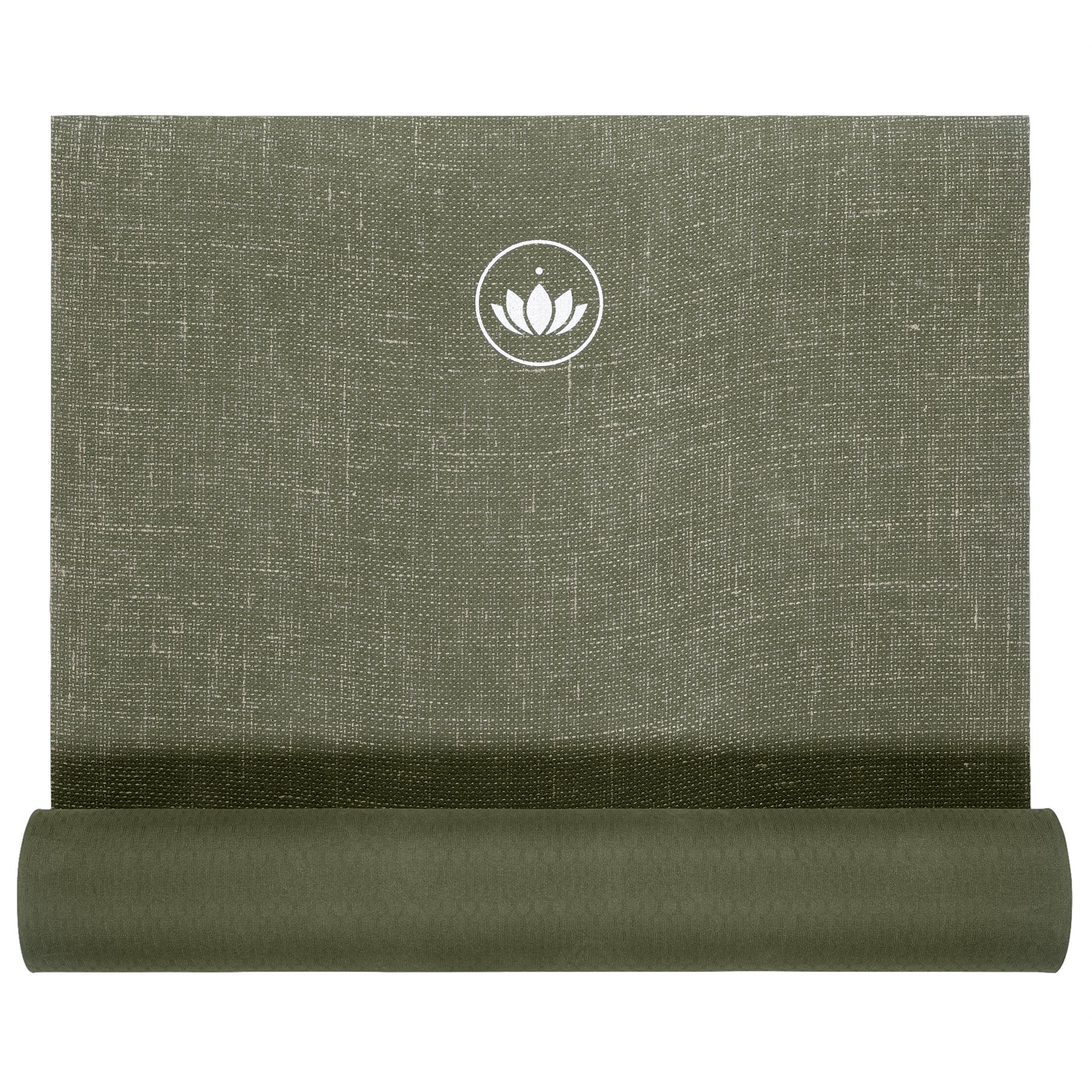 Lotuscrafts Yoga Mat Oeko Jute gumi juta jógaszőnyeg 180 x 61 cm x 4 mm Szín: szürke