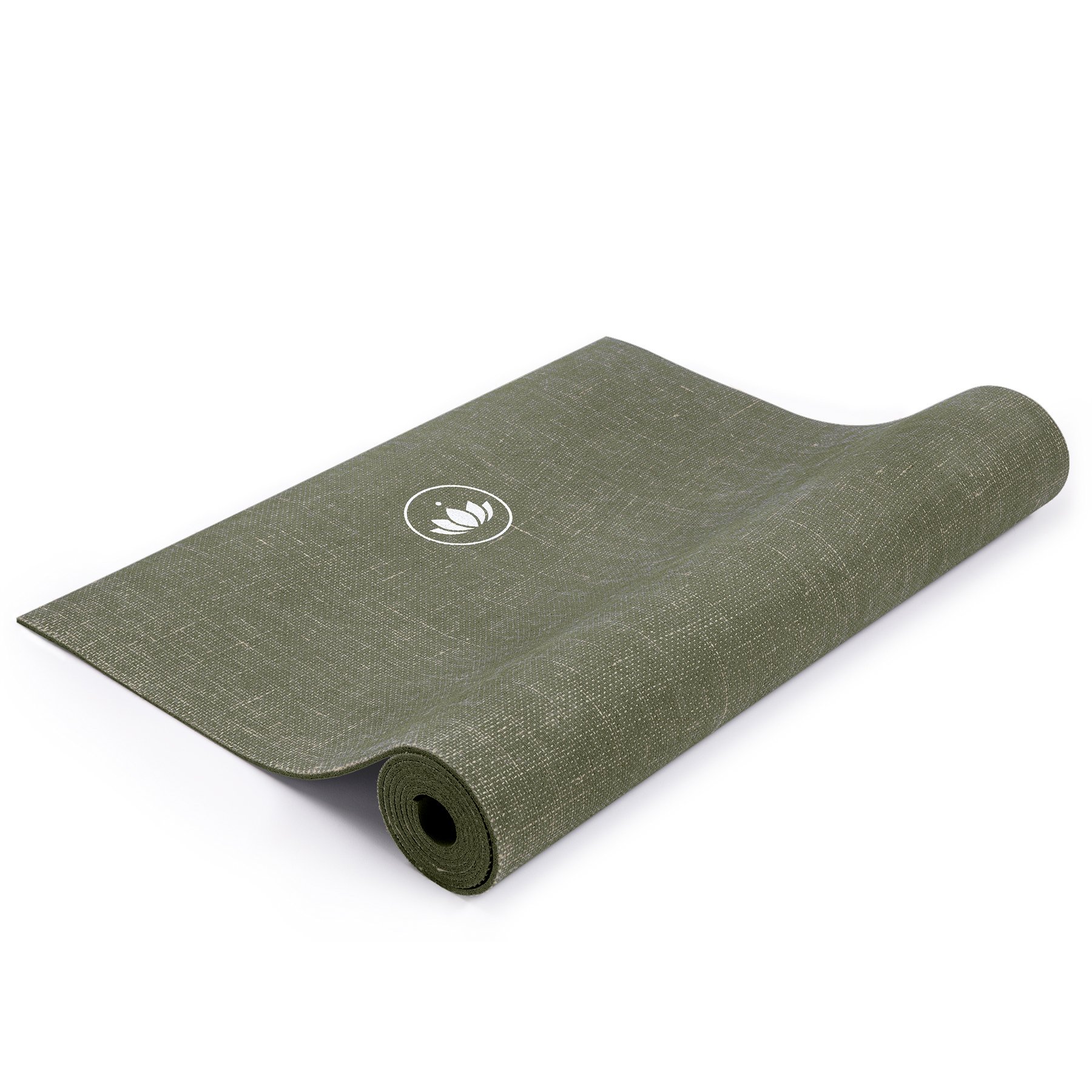 Lotuscrafts Yoga Mat Oeko Jute gumi juta jógaszőnyeg 180 x 61 cm x 4 mm Szín: szürke