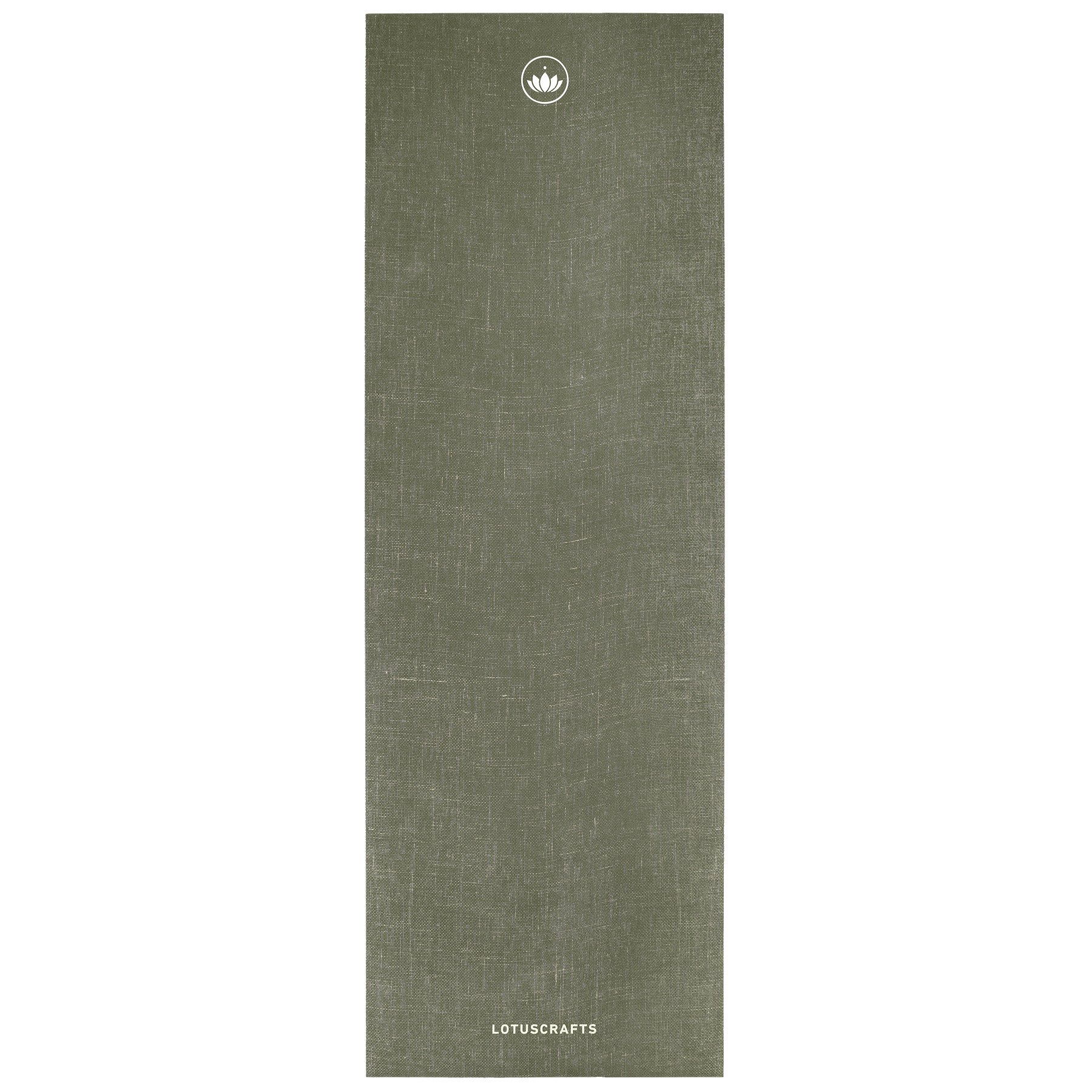 Lotuscrafts Yoga Mat Oeko Jute gumi juta jógaszőnyeg 180 x 61 cm x 4 mm Szín: szürke