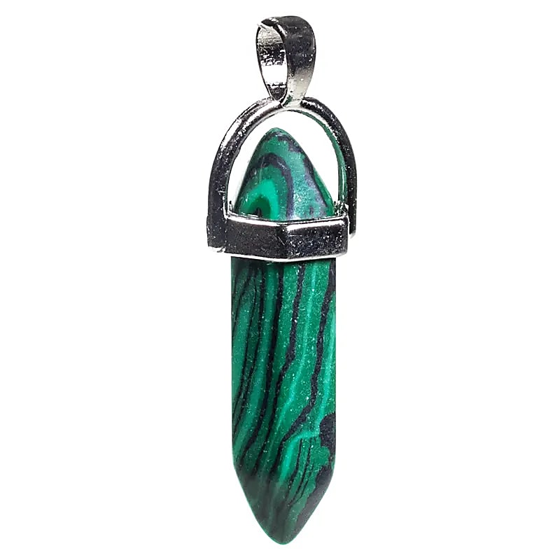 Phoenix Import Phoenix Pendant medál gyógyító kövekből 4 cm Anyag: Malachit (mesterséges)