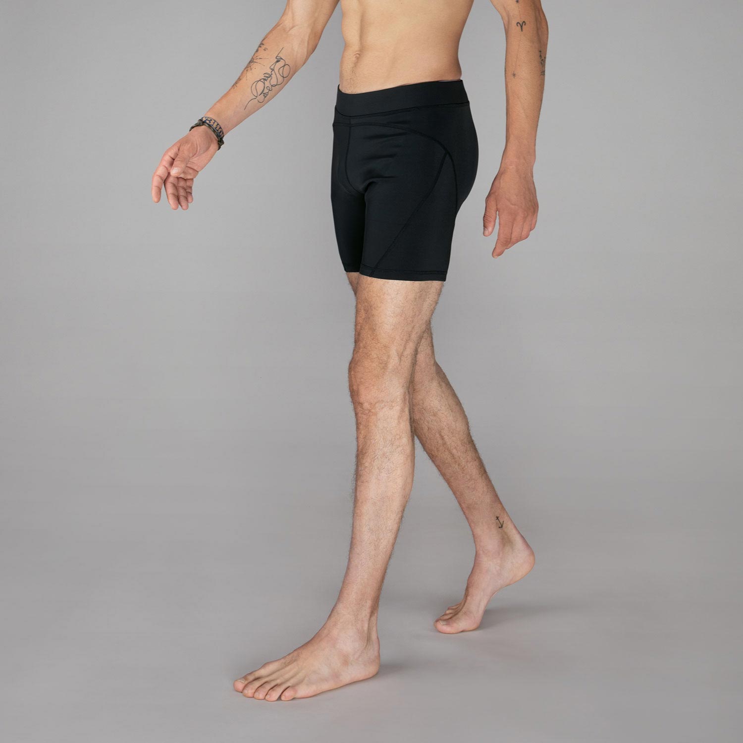 Niyama Essentials Bikram Mens Yoga férfi rövidnadrág, fekete Méret: L