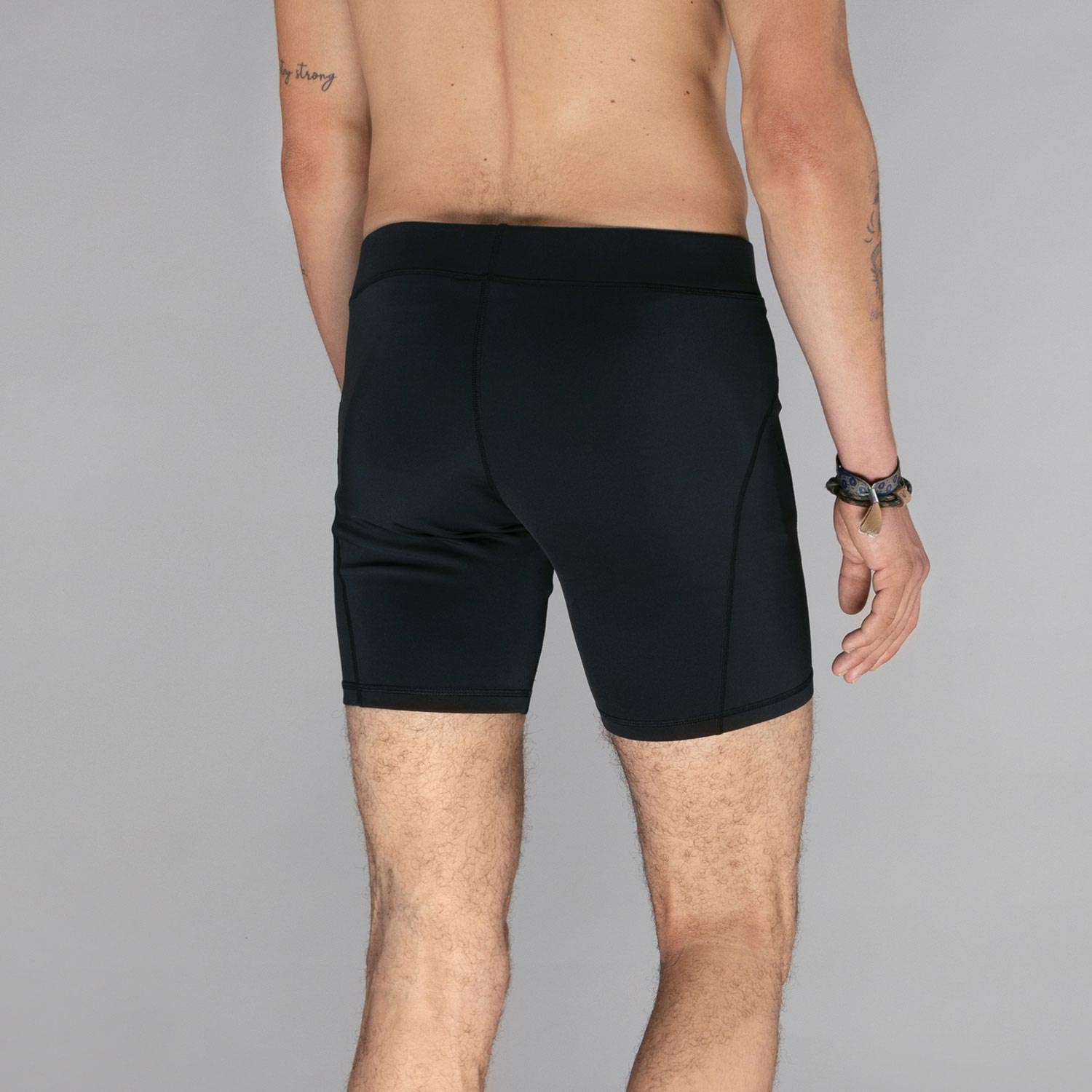 Niyama Essentials Bikram Mens Yoga férfi rövidnadrág, fekete Méret: L