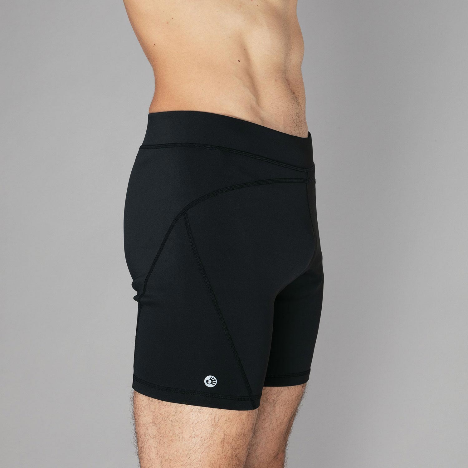 Niyama Essentials Bikram Mens Yoga férfi rövidnadrág, fekete Méret: L