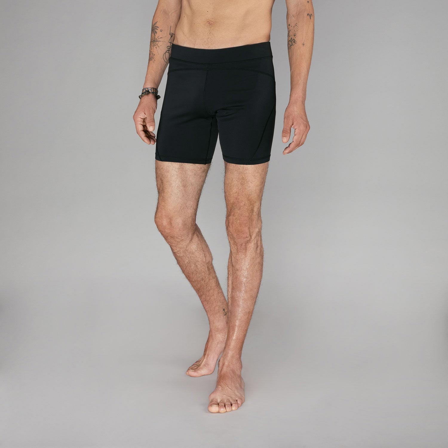 Niyama Essentials Bikram Mens Yoga férfi rövidnadrág, fekete Méret: L