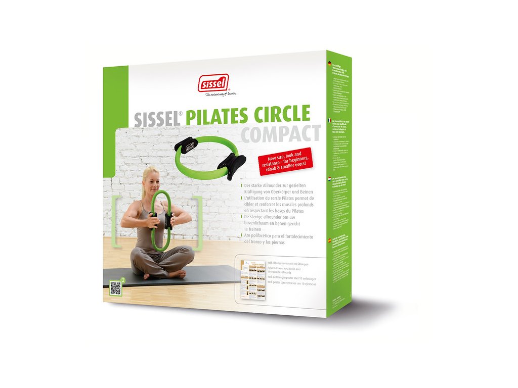 Sissel Pilates Circle Kompakt kör erősítéshez 30/38 cm Átmérő: 30 cm