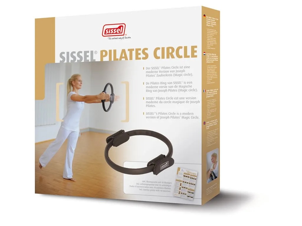 Sissel Pilates Circle Kompakt kör erősítéshez 30/38 cm Átmérő: 30 cm