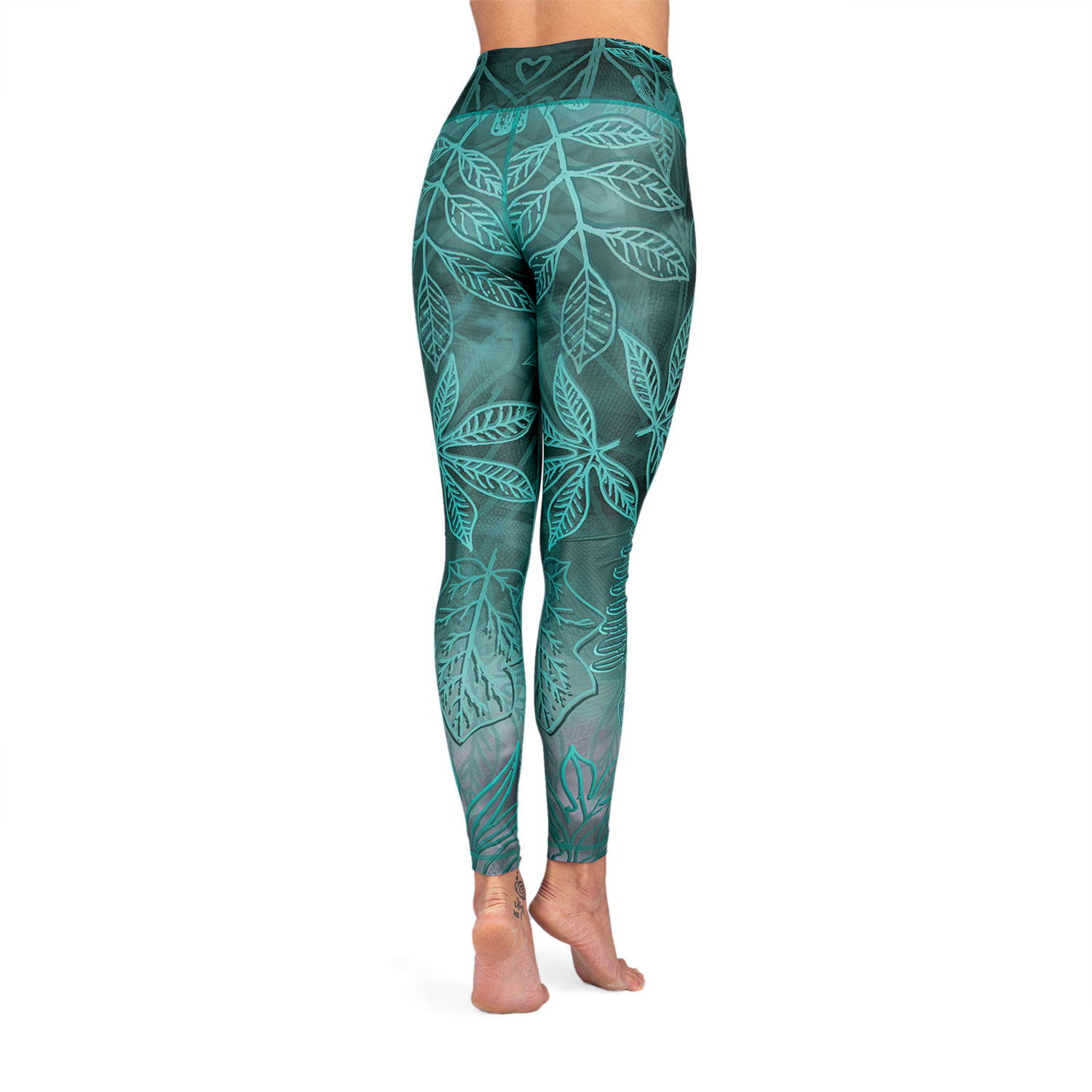 Niyama leggings-ek Bodhi Niyama Enchanted Forest HIGH WAIST leggings jógához és fitneszhez Méret: XS