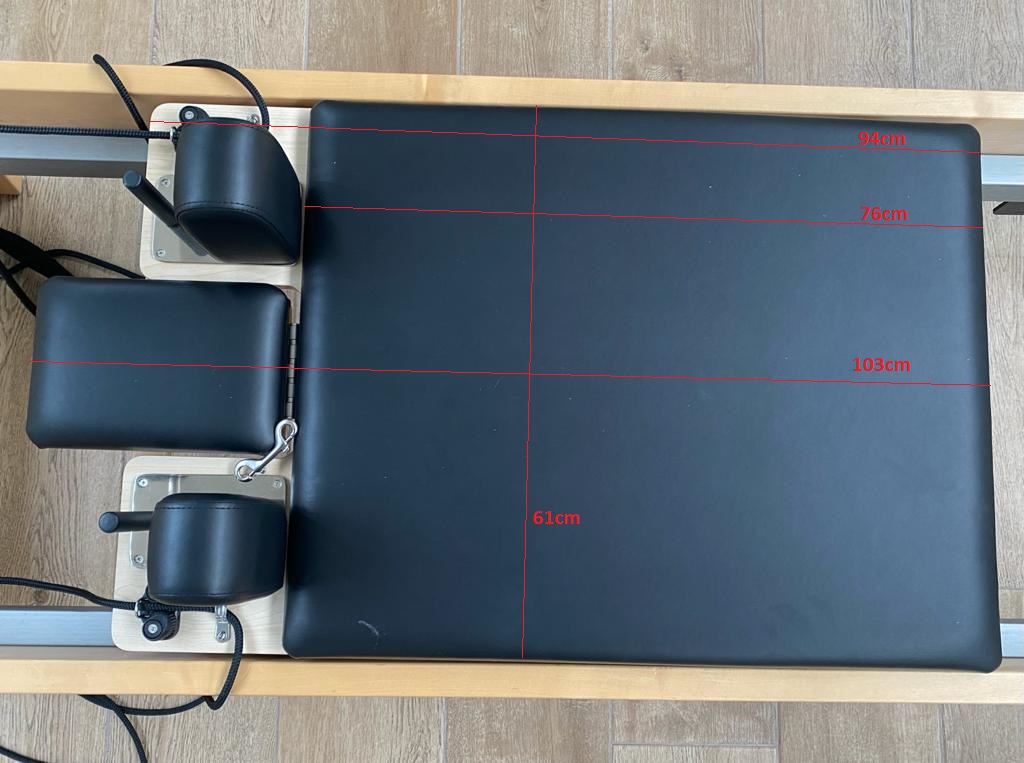 Elina Pilates Elite Wood Reformer 245 cm Szín: szürke