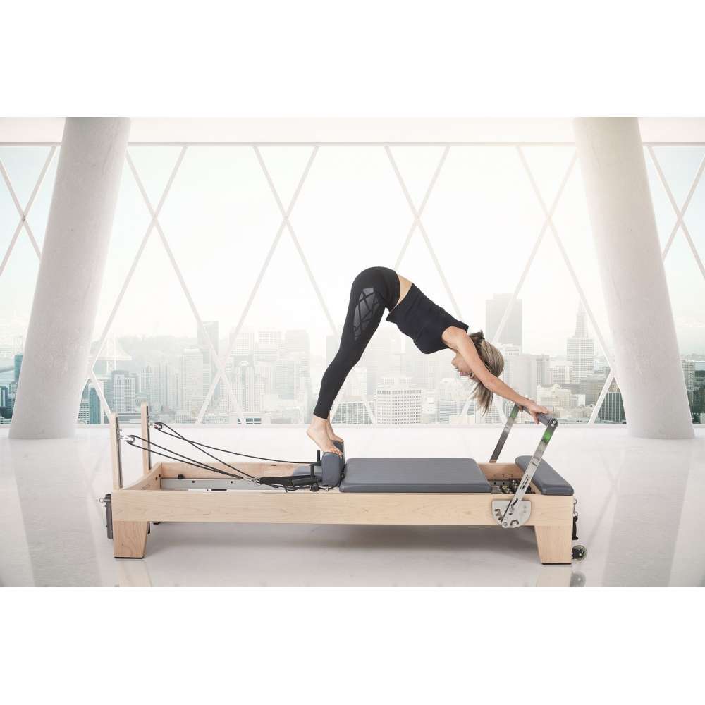 Elina Pilates Elite Wood Reformer 245 cm Szín: szürke