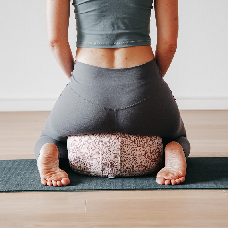 Bodhi Yoga Bodhi BIG RONDO meditációs párna Classic LAHARI 31 x 21,5 cm tönköly töltelék Szín: Kék
