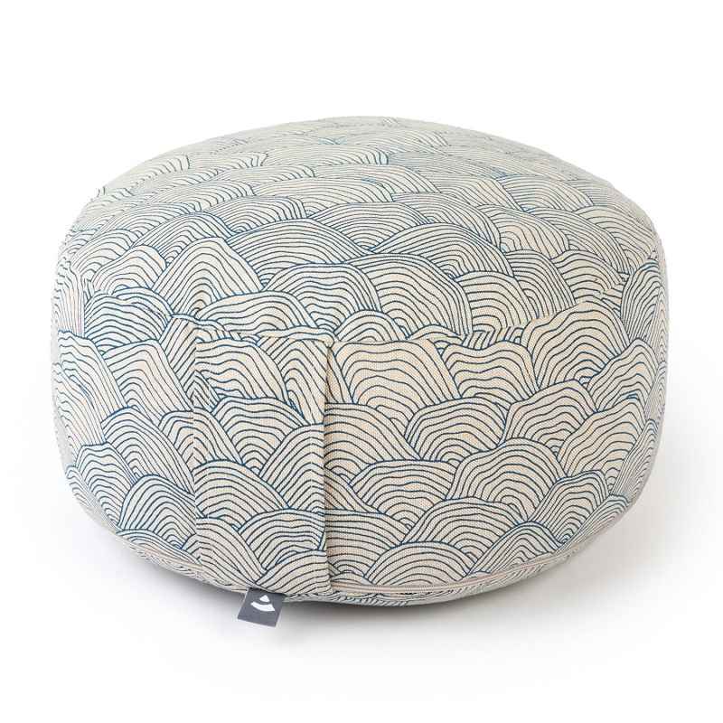 Bodhi Yoga Bodhi BIG RONDO meditációs párna Classic LAHARI 31 x 21,5 cm tönköly töltelék Szín: Kék