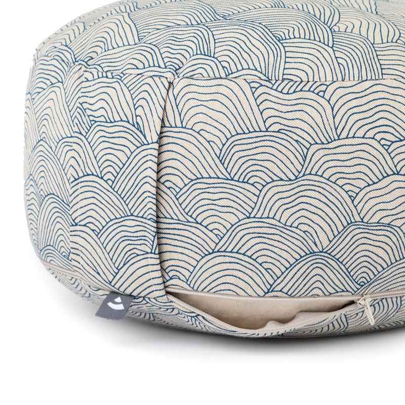 Bodhi Yoga Bodhi BIG RONDO meditációs párna Classic LAHARI 31 x 21,5 cm tönköly töltelék Szín: Kék