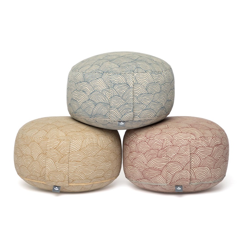 Bodhi Yoga Bodhi BIG RONDO meditációs párna Classic LAHARI 31 x 21,5 cm tönköly töltelék Szín: Kék