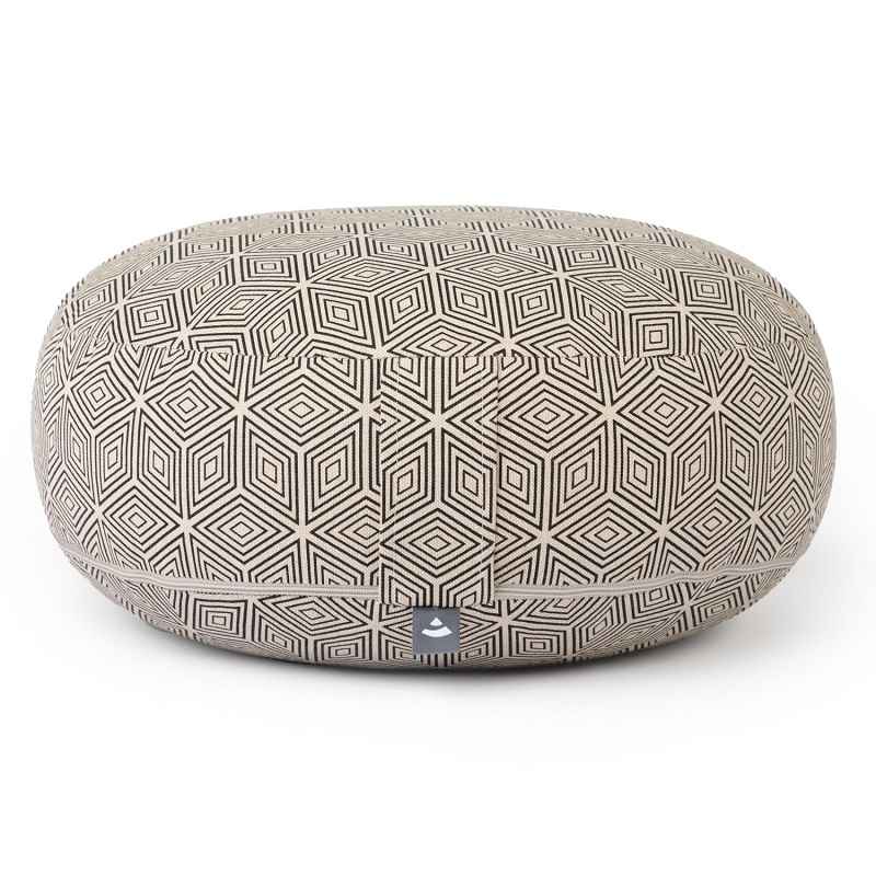 Bodhi Yoga Bodhi BIG RONDO meditációs párna Classic SATKA 38,5 x 18,5 cm tönköly töltelék Szín: Fekete