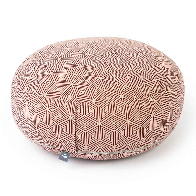 Bodhi Yoga Bodhi BIG RONDO meditációs párna Classic SATKA 38,5 x 18,5 cm tönköly töltelék Szín: Piros