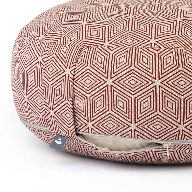 Bodhi Yoga Bodhi BIG RONDO meditációs párna Classic SATKA 38,5 x 18,5 cm tönköly töltelék Szín: Piros