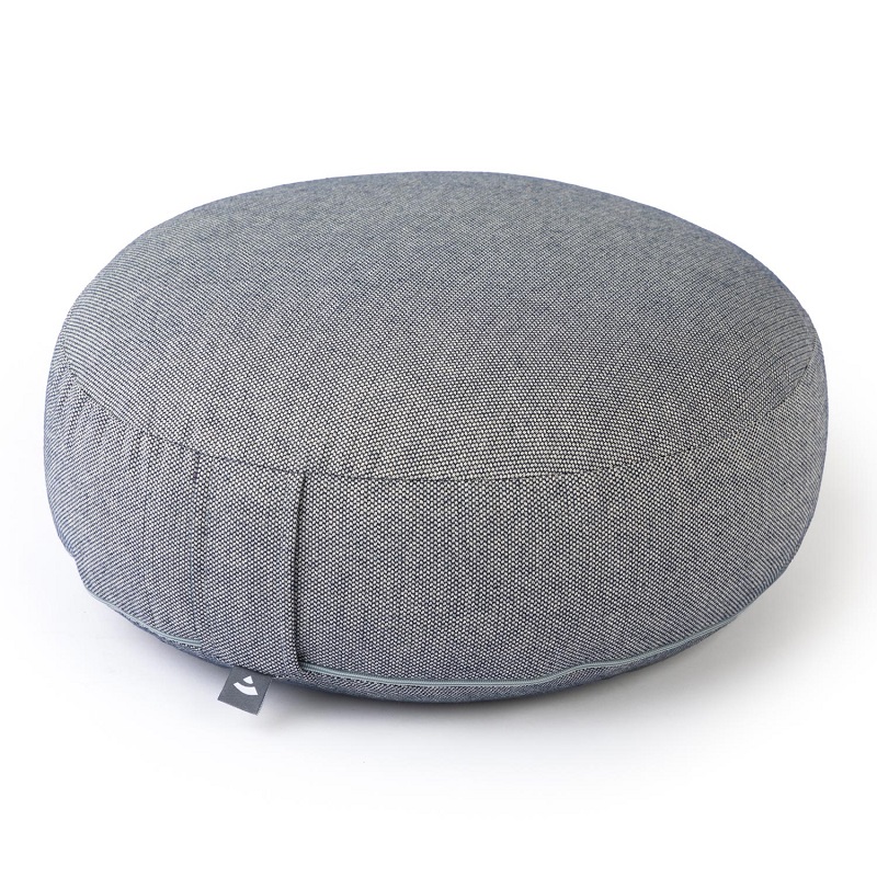 Bodhi Yoga Bodhi BIG RONDO széles meditációs párna CLASSIC Dobby 38,5 x 18,5 cm tönköly töltelék Szín: Rózsaszín
