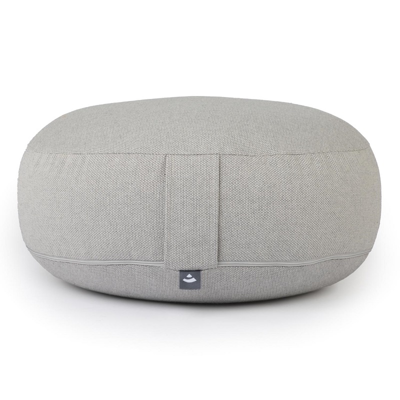 Bodhi Yoga Bodhi BIG RONDO széles meditációs párna CLASSIC Dobby 38,5 x 18,5 cm tönköly töltelék Szín: Rózsaszín