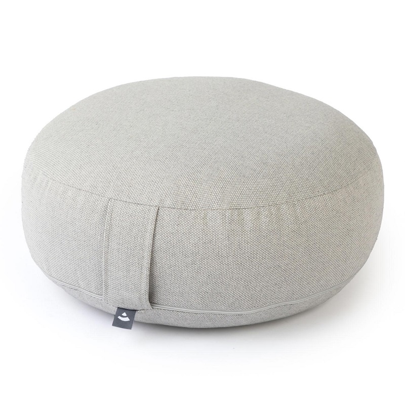 Bodhi Yoga Bodhi BIG RONDO széles meditációs párna CLASSIC Dobby 38,5 x 18,5 cm tönköly töltelék Szín: Rózsaszín